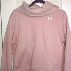 Pink Under Armour hoodie size M